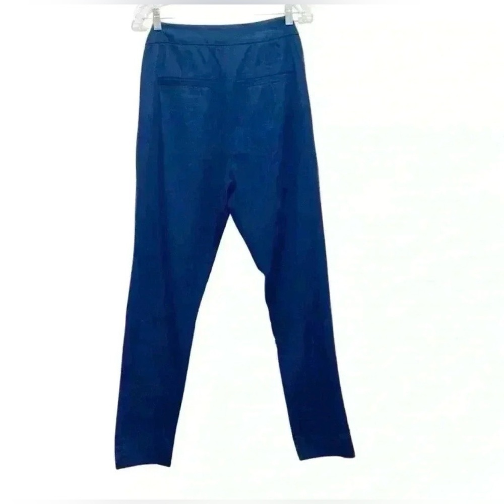 Trina Turk Navy Blue Cotton Blend Straight Leg
Trouser - Picture 6 of 8